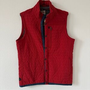 Relwen Windzip Vest Red Mens Medium. NWT